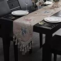 家柏饰(CORATED)新中式餐桌桌旗客厅家用隔热垫布艺五斗柜盖布电视柜鞋柜防尘盖布