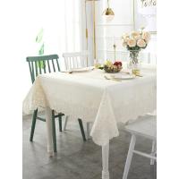 家柏饰(CORATED)pvc桌布防水防油免洗茶几餐桌布布艺北欧长方形家用现代轻奢