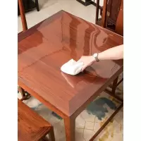 家柏饰(CORATED)透明餐桌垫pvc软玻璃八仙桌桌布防水防油免洗方桌台布正方形家用