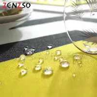 家柏饰(CORATED)北欧Ins风桌布家用加厚棉麻布艺正长方形生日化妆台面餐桌布波浪