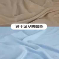 家柏饰(CORATED)弹力竹节棉麻布料服装面料纯色亚麻人造苎麻薄款裤子麻布