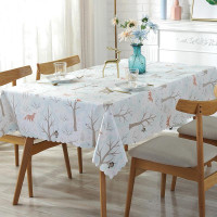 家柏饰(CORATED)茶几桌布防水防油免洗小座卓布餐桌布pvc桌垫北欧正方形塑料台布