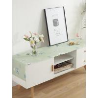 家柏饰(CORATED)茶几电视柜pvc桌布防水防油免洗盖布防尘罩套长方形客厅塑料台布