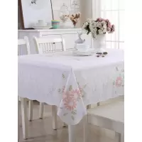 家柏饰(CORATED)pvc餐桌布茶几桌布防水防烫防油免洗欧式餐厅家用塑料台布长方形1