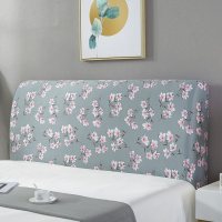 床头罩套床头套软包防尘罩靠背罩子保护套1.8米弹力布1.5床北欧风 繁花朵朵 2.2米(适合2.1-2.4米床头使用)