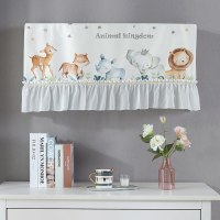 家柏饰(CORATED)空调罩挂机防尘罩北欧开机不取挂式空调套 动物王国 1P[空调长度77-82cm适用]