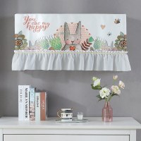 家柏饰(CORATED)空调罩挂机防尘罩北欧开机不取挂式空调套 祝福萌兔 1P~1.5P[空调长度83-88cm适用]