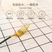 家柏饰(CORATED)北欧桌布布艺pvc防水防烫防油免洗餐桌现代简约学生书桌垫
