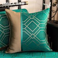 家柏饰(CORATED)抱枕 客厅沙发抱枕靠垫新中式办公室抱枕套床头大靠背垫鎏金韵彩