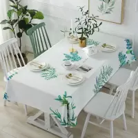 家柏饰(CORATED)北欧桌布布艺棉麻小清新格子茶几布长方形现代简约餐桌布桌垫
