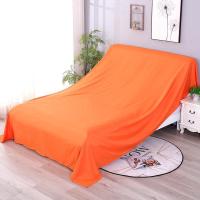 家具防尘布罩遮盖防灰尘沙发遮灰布床遮尘布大盖布挡灰布家用 橙色 2*2.4米(适用担任沙发学生床/大电视大茶几桌)