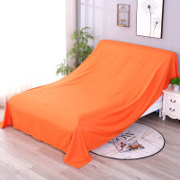 家柏饰(CORATED)家具防尘布罩遮盖防灰尘沙发遮灰布床遮尘布大盖布挡灰布家用 橙色 5*2.4米(适用四人沙发)