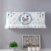 空调防尘罩 空调罩套 开机不取挂式挂机空调套简约空调挡风帘 小鹿 1.5p(86厘米以内)开机不取