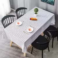 家柏饰(CORATED)桌布布艺防水防烫防油免洗北欧书桌学生餐桌布pvc茶几桌垫