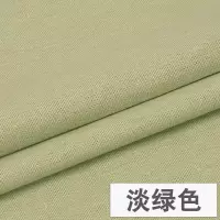 家柏饰(CORATED)棉麻布料服装面料 亚麻薄款夏季刺绣绣花衣服布料diy手工色麻布 21号淡绿