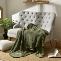 家柏饰(CORATED)防猫抓全盖沙发布沙发巾沙发毯布单沙发套罩沙发垫盖布 菠萝格-绿 200*150cm