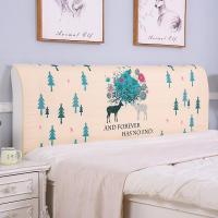 家柏饰(CORATED)欧式全包床头罩套床头套罩弹力布软包床靠背罩防尘保护套1.51.8米 双鹿杉树 1.8米