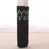 家柏饰(CORATED)针织桌脚桌腿椅子腿保护套椅子脚套凳子腿套防滑桌椅脚垫耐磨 黑色(16只)