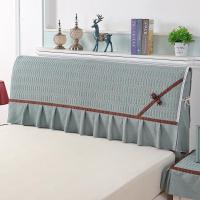 家柏饰(CORATED)床头罩床头套罩床头靠背保护套软包木皮床头防尘罩全包1.5m1.8米 床头罩-绿色 2.2米宽