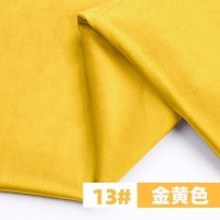 家柏饰(CORATED)天鹅绒布料 加厚沙发布料面料金丝绒布服装短毛绒窗帘抱枕 丝绒布 金黄色/1米价