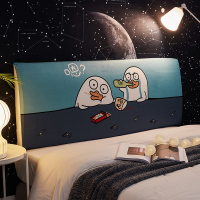 北欧风床头罩套床头套全包软包防尘罩保护套1.8米床头1.5弹力布套 养生趴 长200cm高50到65厘米之间适用