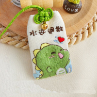 刺绣diy手工自绣御守平安荷包平安福苏绣香囊材料包 水逆退散无绣绷[送礼盒+艾草+防尘袋+铃铛]