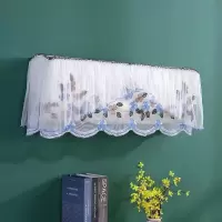家柏饰(CORATED)室内空调防尘罩空调罩套挂式挂机防尘保护罩1.5匹p 蓝色 挂机长度84-90厘米通用
