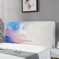 家柏饰(CORATED)床头套罩 床头罩防尘全包软包床头床靠背罩保护套北欧风格简约 鹿-05 60*150CM