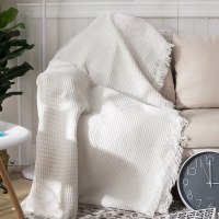 家柏饰(CORATED)北欧沙发布全盖色沙发巾毯子单人沙发套沙发垫盖布罩 蜂巢 230*250cm