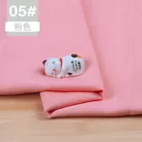 家柏饰(CORATED)棉麻布料服装面料 色素色人造亚麻布手工diy衣服竹节棉布料 粉色(1米价)
