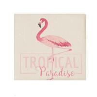 家柏饰(CORATED)北欧椅垫慢性回弹美臀家用餐厅冬季办公室加厚汽车坐垫 单脚火烈鸟 40X40*4cm可拆洗