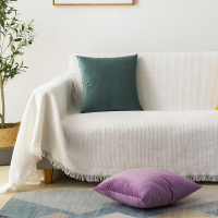家柏饰(CORATED)北欧色全盖沙发布沙发巾沙发毯布单沙发套罩沙发垫盖布 华夫格() 230*340cm