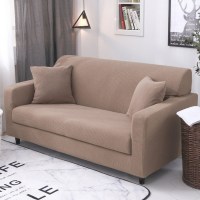 三人双人弹力全包萬能沙发套沙发套罩沙发垫通用全盖布 太古咖 XL码(测量长度235-300cm适用,一般用于四人位沙发)