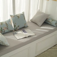 高密度海绵飘窗垫窗台垫定做沙发垫北欧阳台垫榻榻米可机卡座 15号色 定制联系客服报价(自拍不发货)