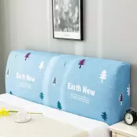 床头套罩全包北欧风格萬能通用防尘软包木床头靠背保护 earthnew() 1.5米(适合1.4-1.7米床头使用)