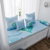 家柏饰(CORATED)北欧高密度乳胶飘窗垫窗台垫定做榻榻米阳台海绵垫沙发毯坐垫 双鱼座 12cm飘窗垫