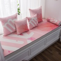 家柏饰(CORATED)北欧高密度乳胶飘窗垫窗台垫定做榻榻米阳台海绵垫沙发毯坐垫 处女座 定制联系客服报价(自拍不发货)