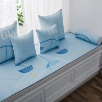 家柏饰(CORATED)北欧高密度乳胶飘窗垫窗台垫定做榻榻米阳台海绵垫沙发毯坐垫 天秤座 15cm飘窗垫