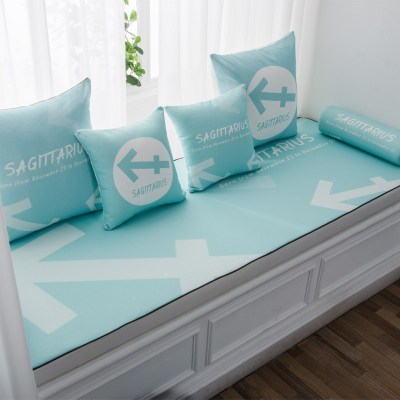 家柏饰(CORATED)北欧高密度乳胶飘窗垫窗台垫定做榻榻米阳台海绵垫沙发毯坐垫 射手座 20cm飘窗垫