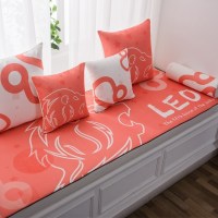 家柏饰(CORATED)北欧高密度乳胶飘窗垫窗台垫定做榻榻米阳台海绵垫沙发毯坐垫 狮子座 15cm飘窗垫