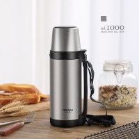 家柏饰(CORATED)家用大容量保温壶便携茶壶女户外保温瓶宝宝外出冲奶粉1000ml水杯