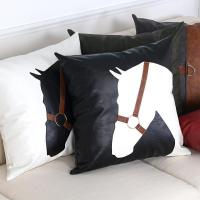 家柏饰(CORATED)北欧抱枕客厅现代皮沙发皮靠枕简约轻奢仿质靠垫定制