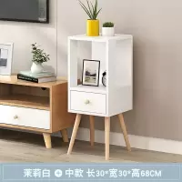 家柏饰(CORATED)花架阳台落地式客厅室内实木花盆架多层置物架多肉绿萝花架子靠墙 中款茉莉白榉木腿