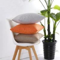 家柏饰(CORATED)办公室沙发靠垫加厚汽车靠枕纯色家用麻布大抱枕靠背腰靠腰枕