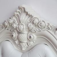 森美人欧式风格主卧加厚全实木花双人1.8米软靠公主婚床