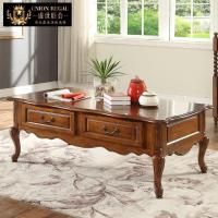 森美人美式实几电视柜大理石组合欧式复古新古典功夫茶台简美家具