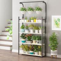 森美人花架子多层铁艺悬挂室内阳台置物架装饰阶梯多肉植物盆栽架落地式