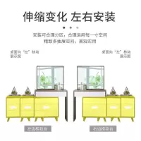 森美人梳妆台卧室现代简约收纳柜一体化妆桌风小户型飘窗化妆台