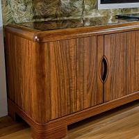 森美人现代中式茶几电视柜组合家具套装可伸缩小户型客厅电视机柜储物柜