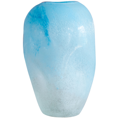 家柏饰(CORATED)浮云瓶 艺术玻璃瓶 花器花瓶不规则磨砂器皿软装饰品摆件